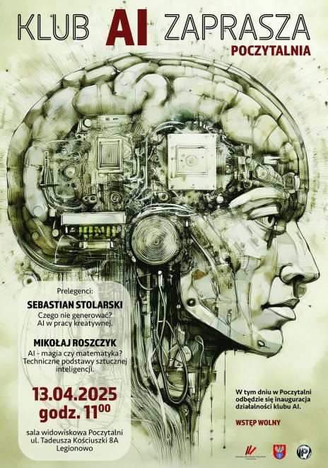Plakat zapraszający na wydarzenie, szczegółowe informacje w aktualności.