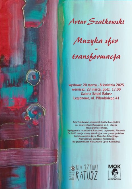 Plakat zapraszający na wydarzenie, szczególowe informacje w aktualności.