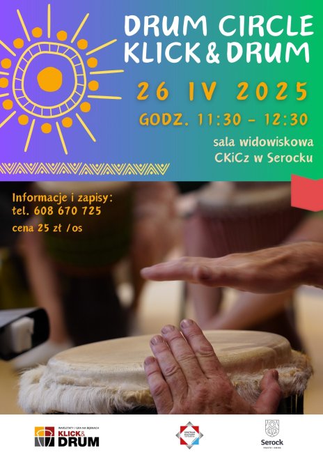 Plakat zapraszający na wydarzenie, szczegółowe informacje w aktualności.
