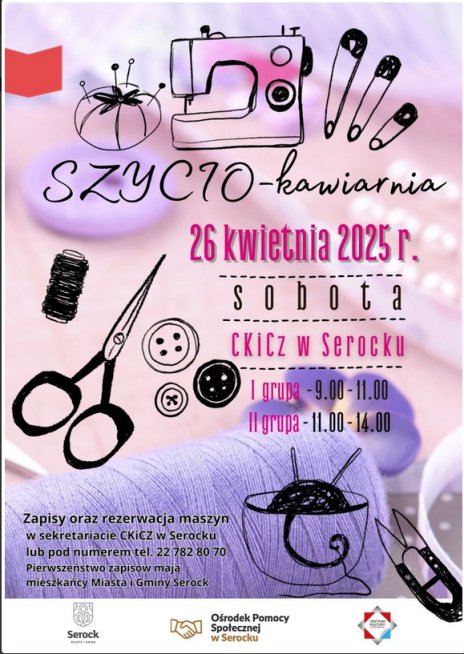 Plakat zapraszający na wydarzenie, szczegółowe informacje w aktualności.