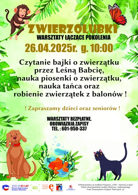 Plakat zapraszający na wydarzenie, szczegółowe informacje w aktualności.