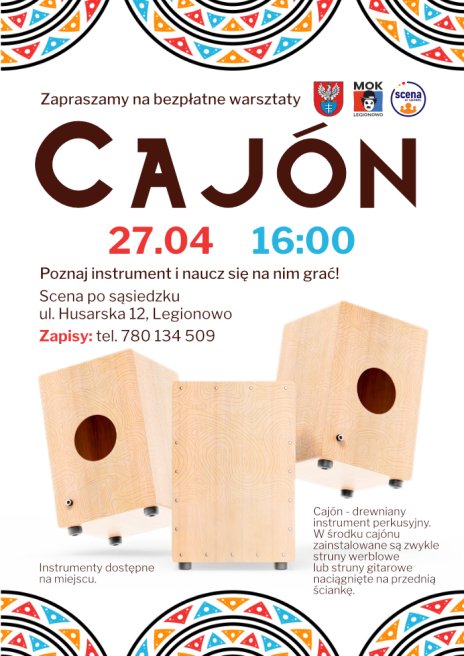 Plakat zapraszający na wydarzenie, szczegółowe informacje w aktualności.