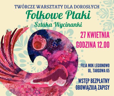 Plakat zapraszający na wydarzenie, szczegółowe informacje w aktualności.