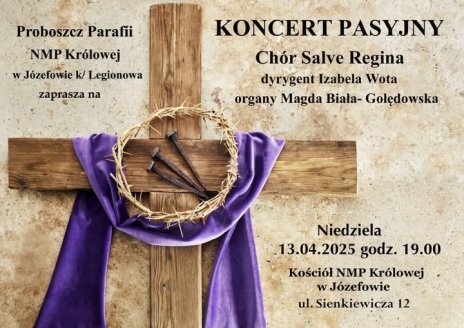 Plakat zawierający informacje o wydarzeniu.  Te informacje są podane w aktualności.