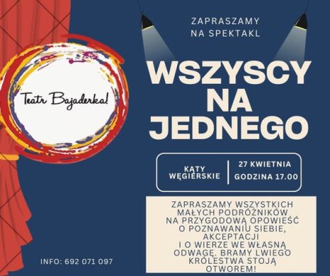 Plakat zawierający informacje o wydarzeniu.  Te informacje są podane w aktualności.
