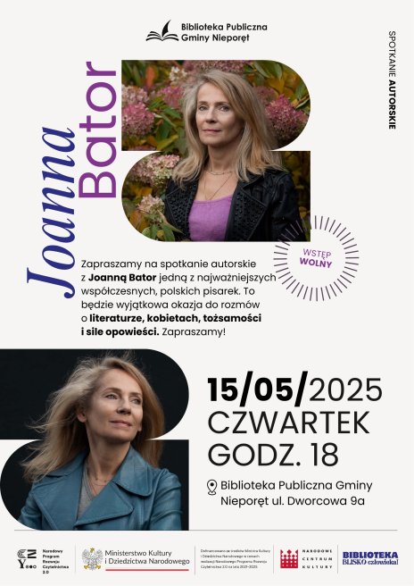 Plakat zawierający informacje o wydarzeniu. Te informacje są podane w aktualności.