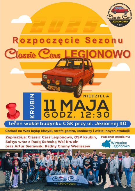 Plakat zapraszający na wydarzenie, szczegółowe informacje w aktualności i tytule