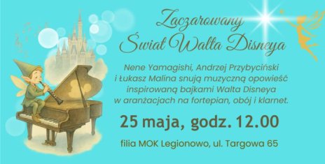 Plakat zawierający informacje o wydarzeniu.  Te informacje są podane w aktualności.