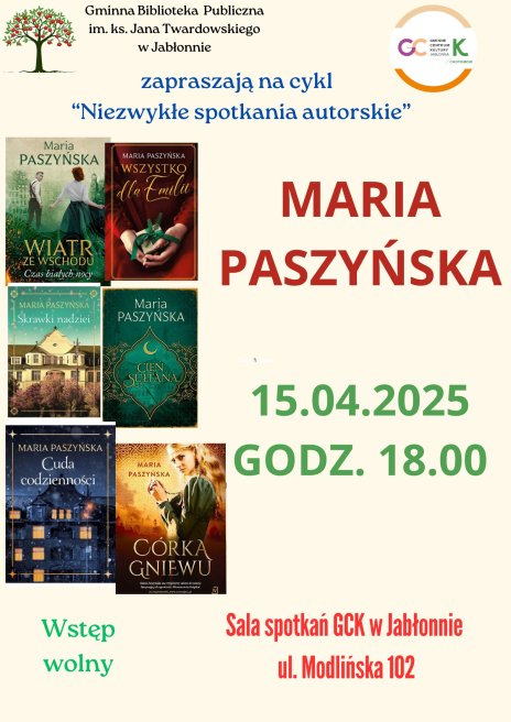 Plakat zawierający informacje o wydarzeniu. Te informacje są podane w aktualności.