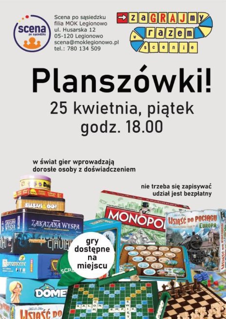 Plakat zawierający informacje o wydarzeniu