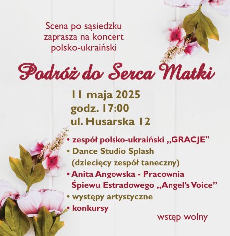 Plakat zawierający informacje o wydarzeniu