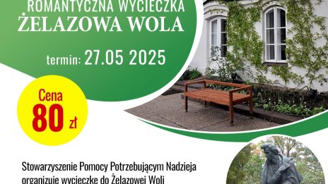 Plakat zapraszający na wydarzenie, szczegółowe informacje na plakacie