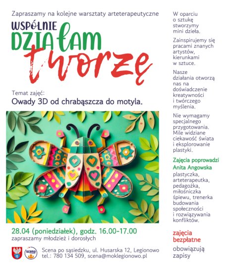 Plakat zawierający informacje o wydarzeniu