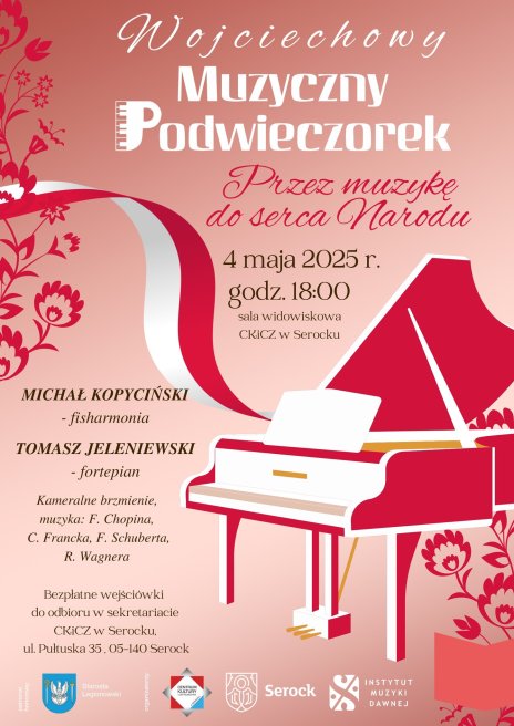 Plakat zapraszający na wydarzenie, szczegółowe informacje w aktualności i tytule