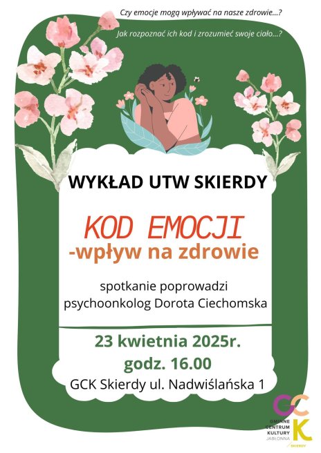 Plakat zapraszający na wydarzenie, szczegółowe informacje na plakacie