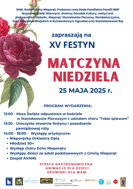 Plakat zawierający informacje o wydarzeniu