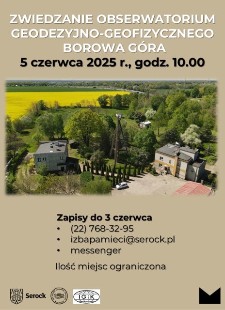 Plakat zawierający informacje o wydarzeniu