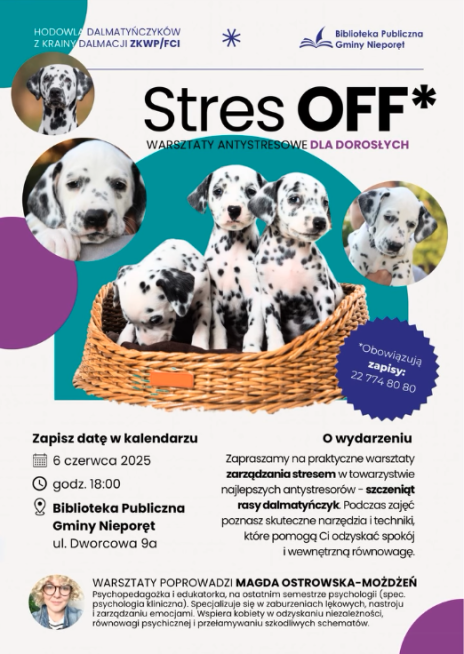 Plakat zawierający informacje o wydarzeniu