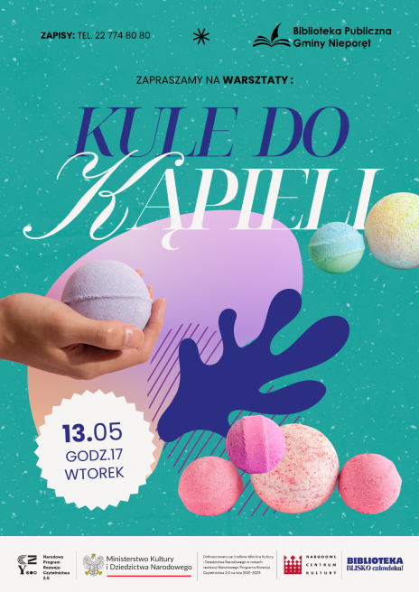 Plakat zawierający informacje o wydarzeniu.  Te informacje są podane w aktualności.