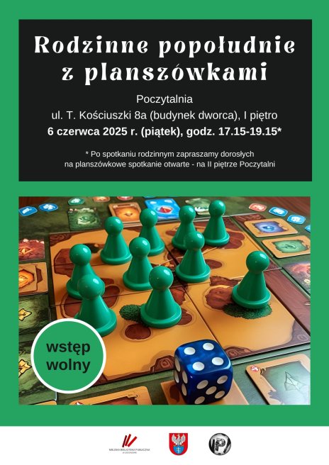 Rodzinne popołudnie z planszówkami, planszówkowe spotkania dla dorosłych