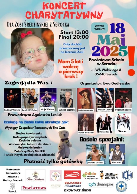 Plakat zawierający informacje o wydarzeniu