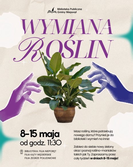 Plakat zapraszający na wydarzenie, szczegółowe informacje w aktualności