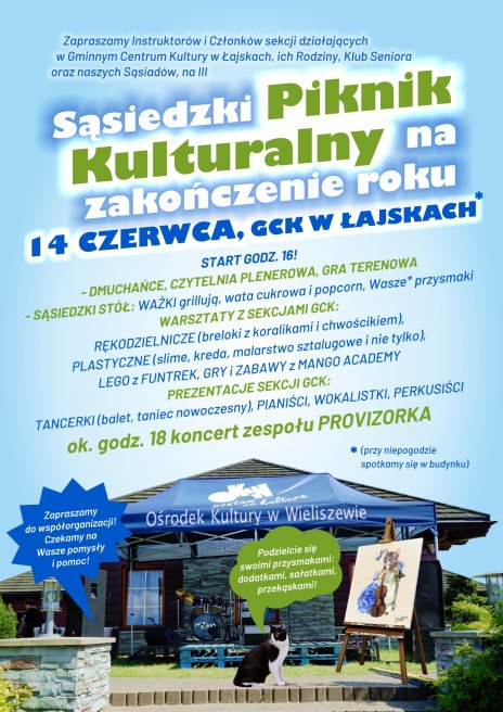 Plakat zawierający informacje o wydarzeniu