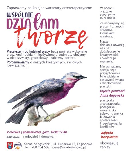 Plakat zawierający informacje o wydarzeniu