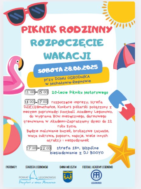 Plakat zapraszający na wydarzenie, szczegółowe informacje w aktualności