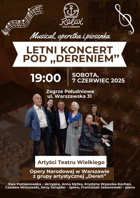 Plakat zawierający informacje o wydarzeniu