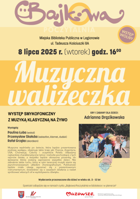 Plakat zawierający informacje o wydarzeniu