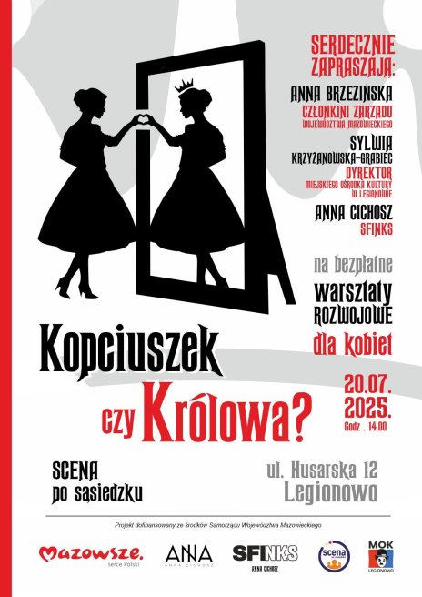 Plakat zapraszający na wydarzenie, szczegółowe informacje w aktualności