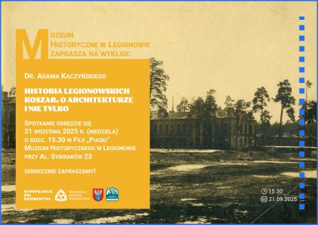 Zdjęcie zaproszenia Muzeum Historycznego w Legionowie