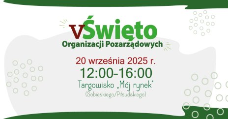 Zdjęcie przedstawia zaproszenie na V Święto Organizacji Pozarządowych