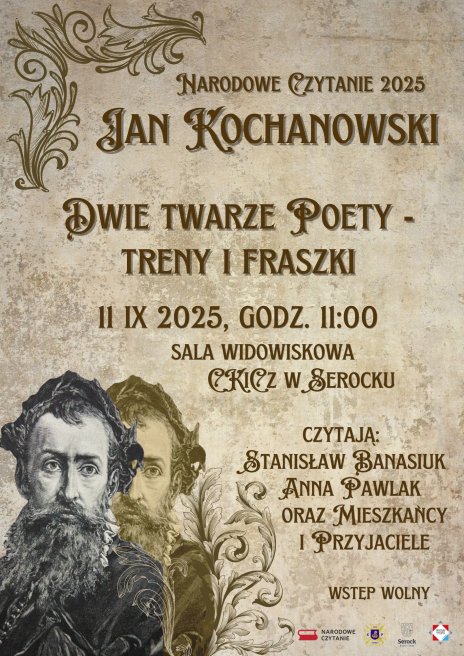 Zdjęcie przedstawia Jana Kochanowskiego