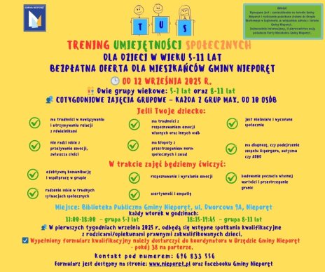 Plakat zapraszający na wydarzenie. Szczegółowe informacje w aktualności