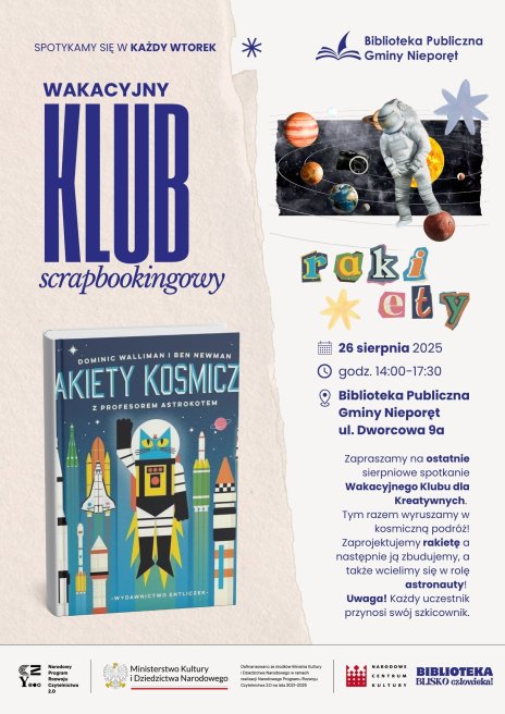 Plakat zapraszający na wydarzenie. Szczegółowe informacje w aktualności