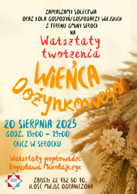 Plakat zapraszający na wydarzenie. Szczegółowe informacje w aktualności