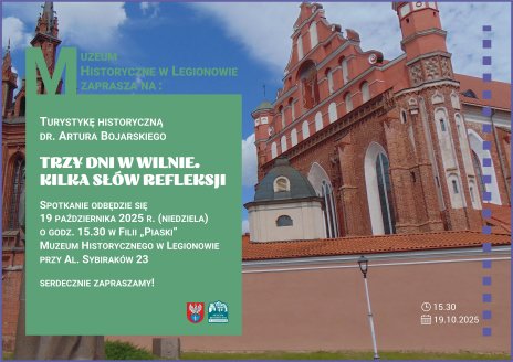 Na zdjęciu widoczny historyczną świątynię w Wilnie