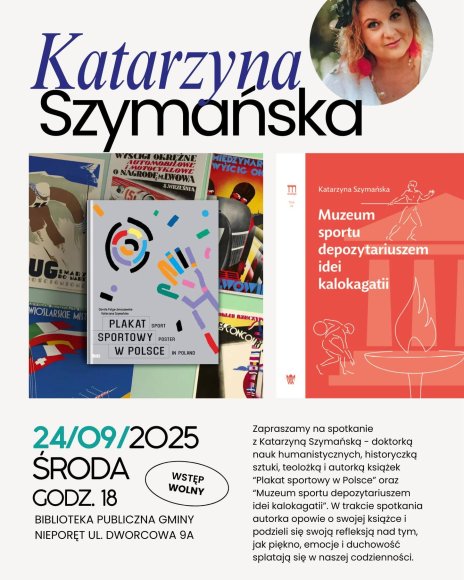 Na zdjęciu autorka książki Katarzyna Szymańska