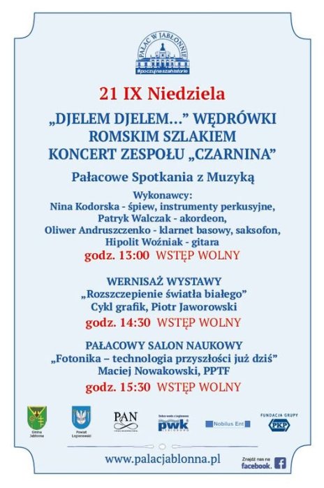 Plakat zawierający informacje o wydarzeniu.  Te informacje są podane w aktualności.