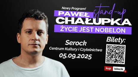 Plakat zapraszający na wydarzenie. Szczegółowe informacje w aktualności. Fotografia ze strony www.kupbilecik.pl