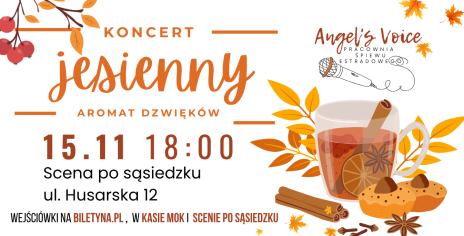 Plakat zawierający informacje o wydarzeniu.  Te informacje są podane w aktualności.