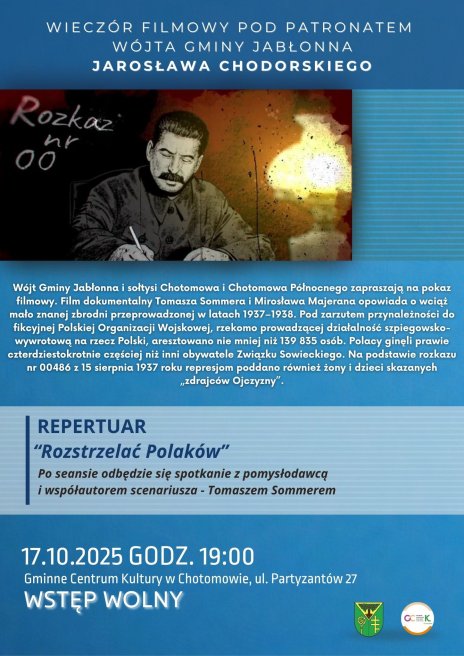 Plakat zapraszający na wydarzenie, szczegółowe informacje w aktualności