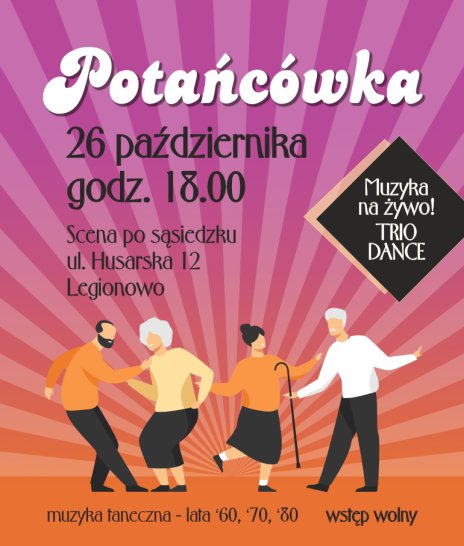 Plakat zapraszający na wydarzenie, szczegółowe informacje w aktualności