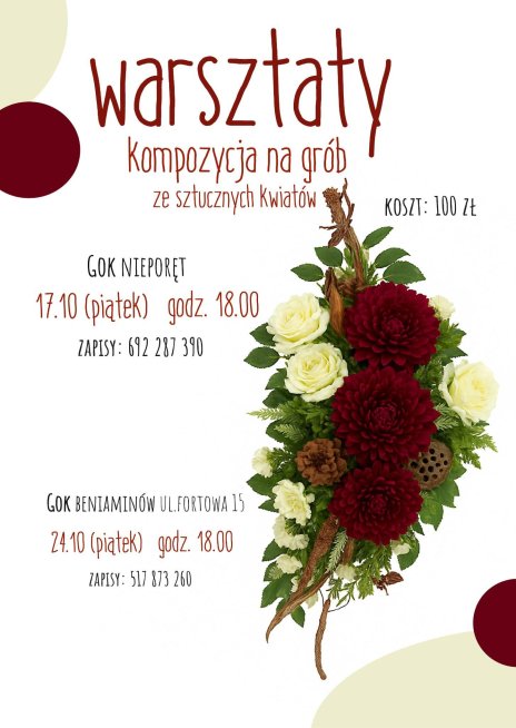 Plakat zapraszający na wydarzenie, szczegółowe informacje w aktualności