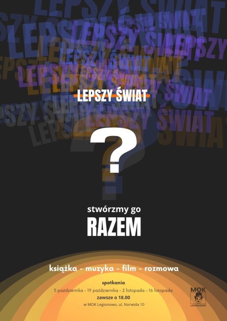 Plakat zapraszający na wydarzenie, szczegółowe informacje w aktualności