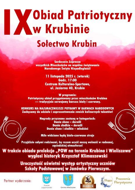 Plakat zapraszający na wydarzenie, szczegółowe informacje w aktualności