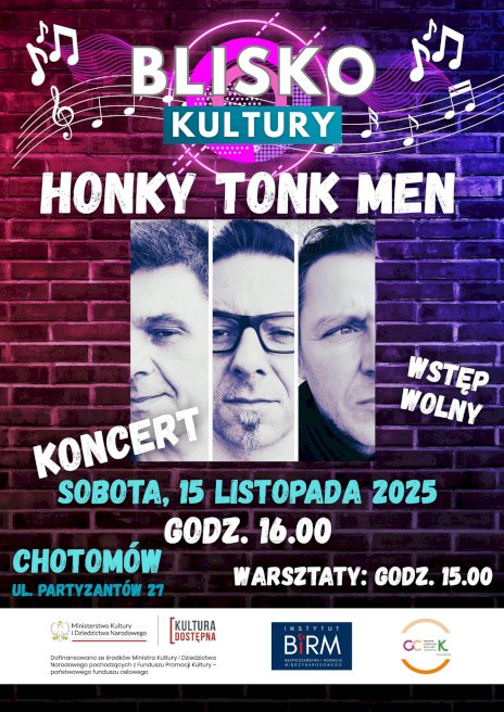 Plakat zapraszający na wydarzenie, szczegółowe informacje w aktualności