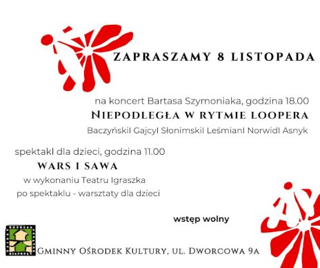 Plakat zapraszający na wydarzenie, szczegółowe informacje w aktualności